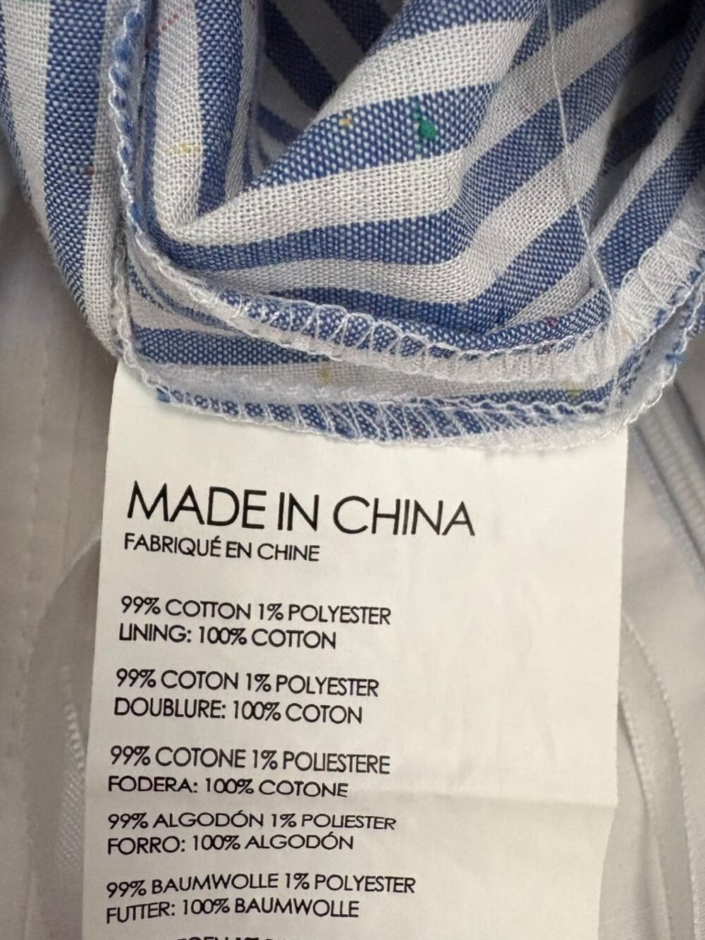 Club Monaco Blue White Striped Strapless Jumpsuit Wide Leg Cotton Size 0 Summer - Picture 8 of 9